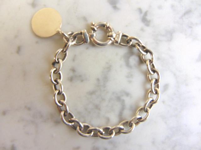 Womens Vintage Estate Sterling Charm Bracelet (1 of 3)