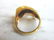 14K Yellow Gold Ring w/ Diamonds Emerald Sapphire Ruby - 4