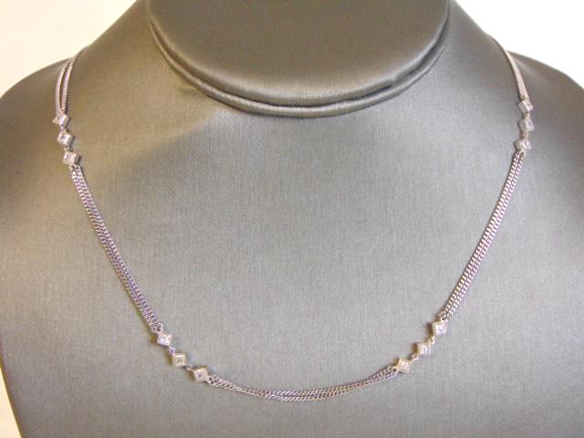 Womens Vintage Estate Sterling Silver Necklace (1 of 2)