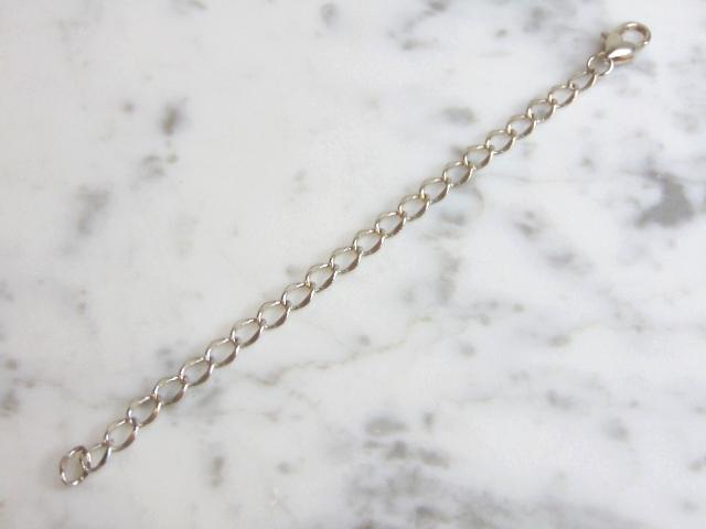 Little Girls Vintage Sterling Silver Link Bracelet (1 of 3)