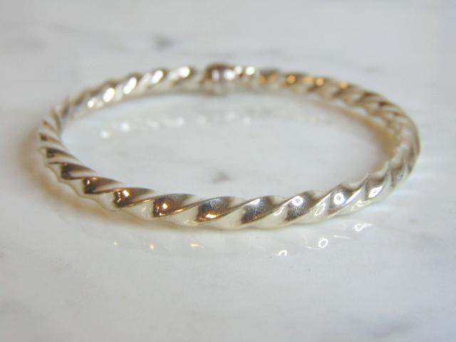 Womens Vintage Estate Sterling Silver Bracelet (1 of 4)