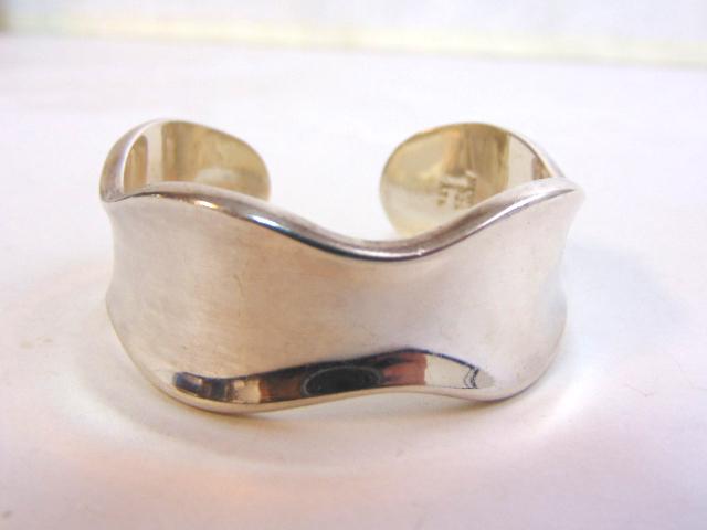 Estate Sterling Silver Modernist Cuff Bracelet (1 of 4)
