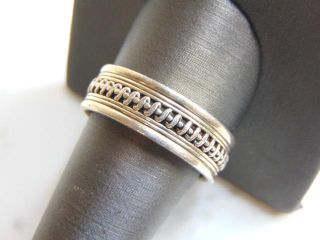 Mens Vintage Estate Sterling Silver Ring (1 of 4)