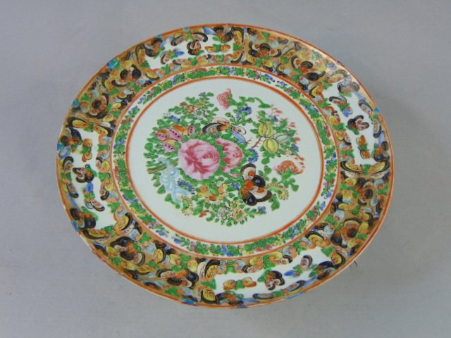 Antique Chinese Famille Rose Porcelain Cake Plate (1 of 9)