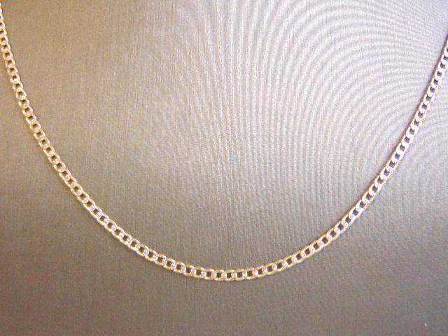 Womens Vintage 10K White & Yellow Gold Link Necklace (1 of 3)