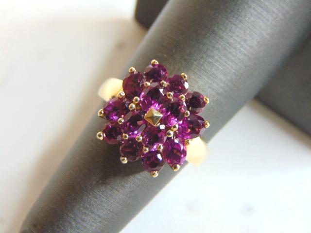 Womens Vintage Estate 14k Gold Amethyst Ring (1 of 4)