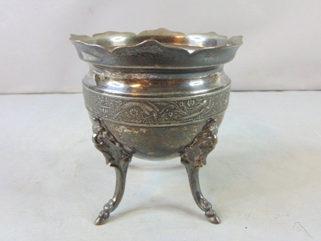 Victorian Antique Esthetic Silver Plated Sugar Bowl (1 of 7)