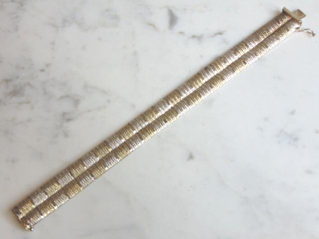 Womens Vintage Estate Sterling Silver Bracelet (1 of 3)