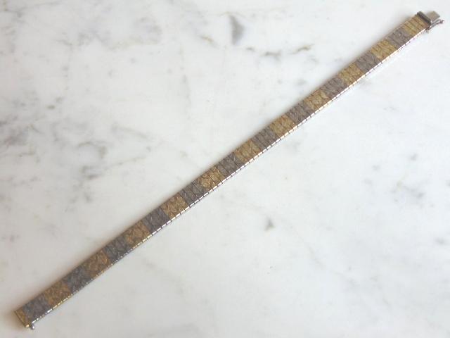 Womens Vintage Estate Sterling Silver Bracelet (1 of 3)