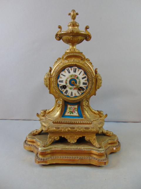 ANTIQUE FRENCH VICTORIAN JAPY FRERESE MANTEL CLOCK (1 of 15)