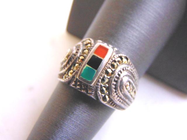 Womens Vintage Estate Sterling Silver Ring (1 of 4)