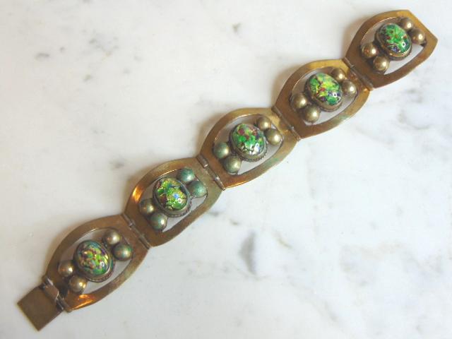 Womens Vintage Estate Sterling Silver Bracelet (1 of 4)