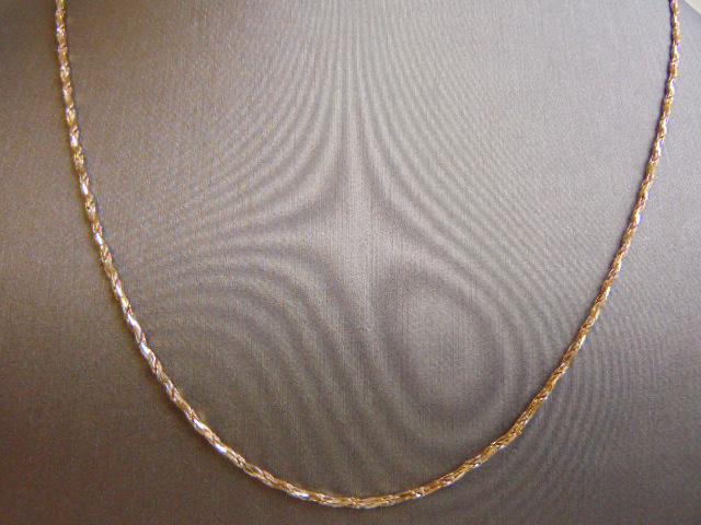 Womens Vintage 14K Yellow Gold Thin Rope Chain Necklace: FOR SALE IS THIS LOVELY WOMENS VINTAGE ESTATE 14K YELLOW GOLD THIN ROPE NECKLACE THAT MEASURES 20" LONG BY ABOUT 1/16" WIDE. THE NECKLACE WEIGHS 3.5g. THIS WOULD MAKE A GREAT GIFT FOR THAT SPECIAL SOM