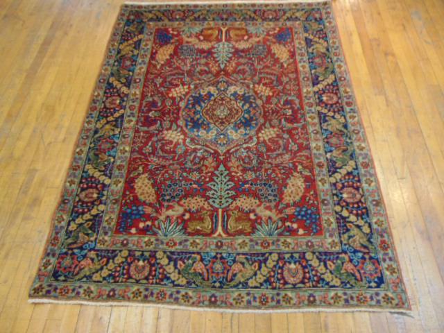 Vintage Estate Decorative Handmade Sarouk Rug (1 of 5)