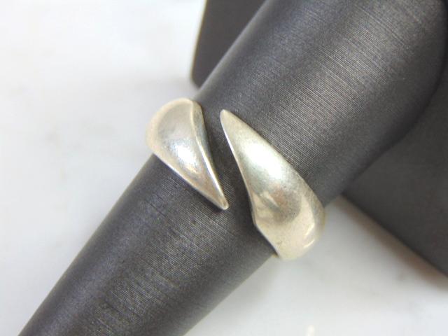 Vintage Estate .925 Sterling Silver Modernist Ring (1 of 3)
