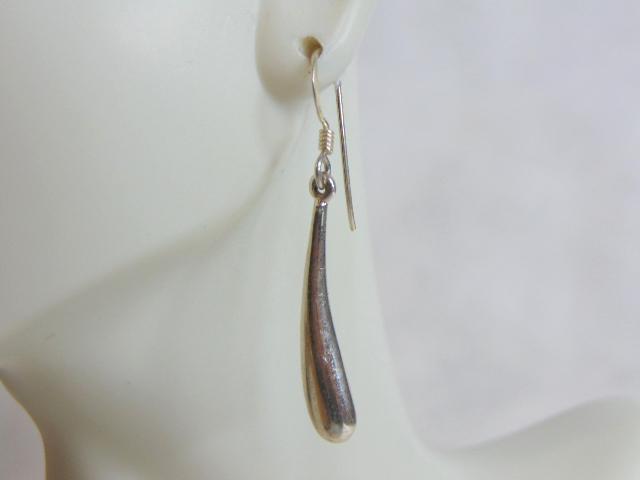 Womens Sterling Silver Modernist Dangle Earrings (1 of 3)