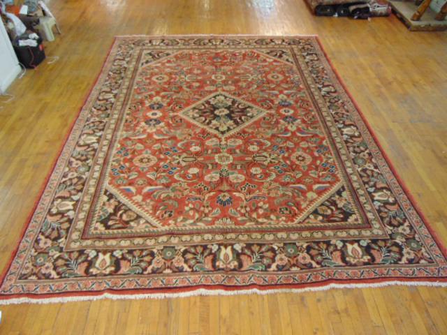 Vintage Estate Semi-Antique Handmade Mahal Rug (1 of 5)