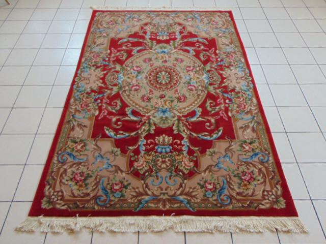 Vintage Estate Antique Handmade Aubusson Rug (1 of 5)