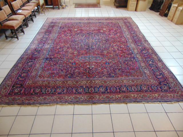 Vintage Estate Semi-Antique Handmade Meshad Rug (1 of 7)