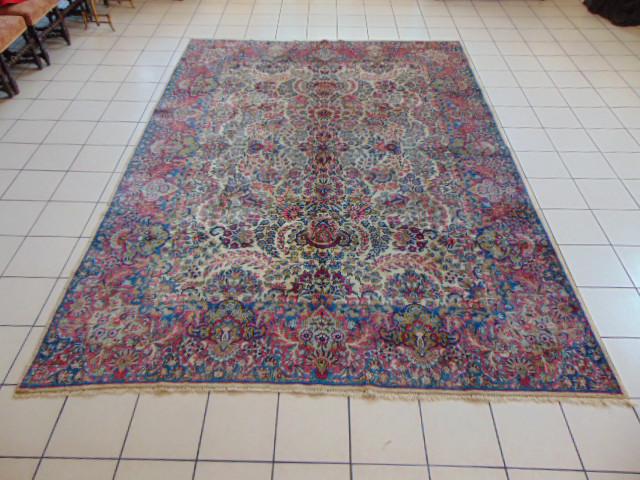 Vintage Estate Antique Handmade Kerman Rug (1 of 6)