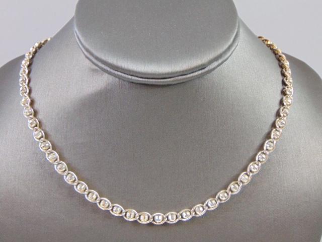 Womens Vintage Estate Sterling Silver Necklace (1 of 3)