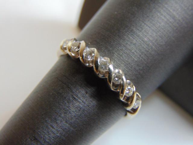 Womens Vintage Estate 14K White Gold Diamond Ring 2.7g (1 of 5)