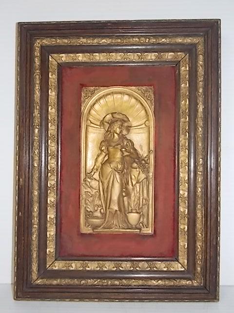 GERMAN LISTED ARTIST GUSTAV GROHE FRAMED PLAQUE (1 of 6)