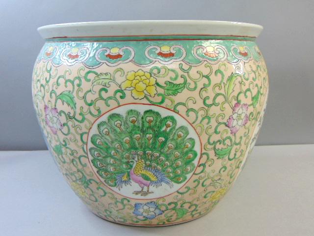 Decorative Chinese Porcelain Planter Fish Pot (1 of 9)