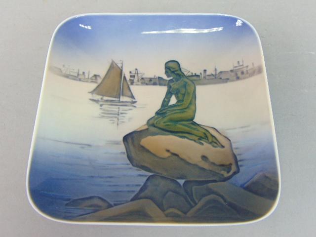 Vintage Royal Copenhagen Denmark Langelinie Square Dish (1 of 3)