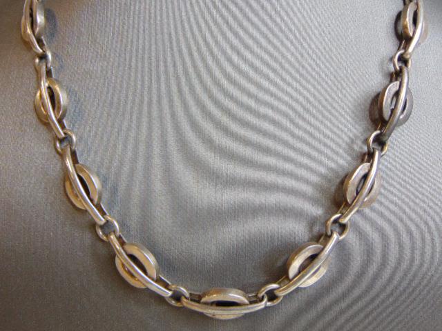 Womens Vintage Estate Sterling Silver Necklace (1 of 3)