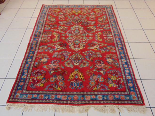 Vintage Estate Semi-Antique Handmade Sarouk Rug (1 of 6)