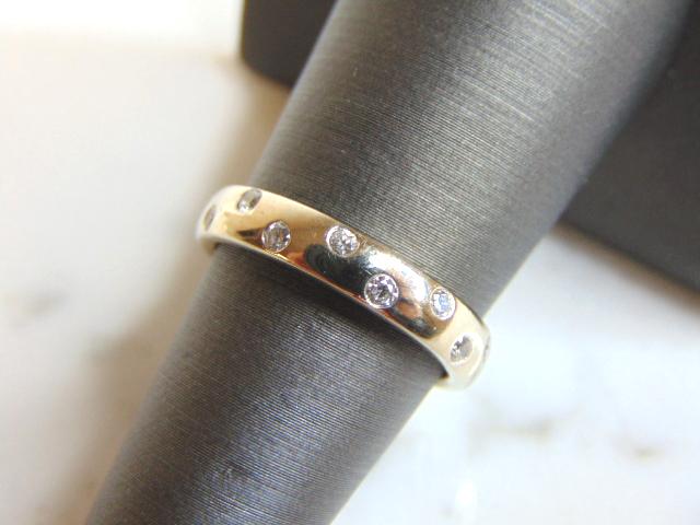 Womens Vintage Estate 14K White Gold Diamond Ring (1 of 3)