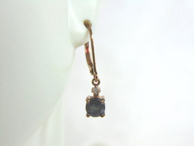 Womens Sterling Silver Gold Tone Dangle Earrings (1 of 3)