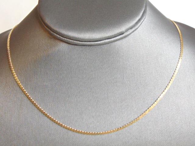 Womens Vintage Estate 14K Yellow Gold Chain Necklace (1 of 2)