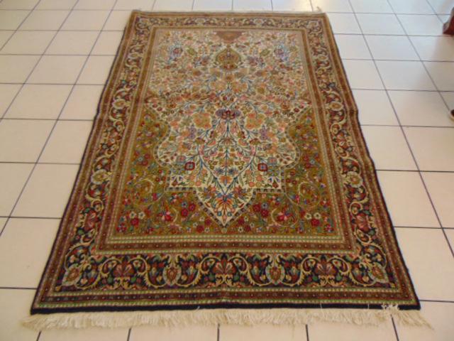 Vintage Estate Semi-Antique Handmade Kerman Rug (1 of 5)