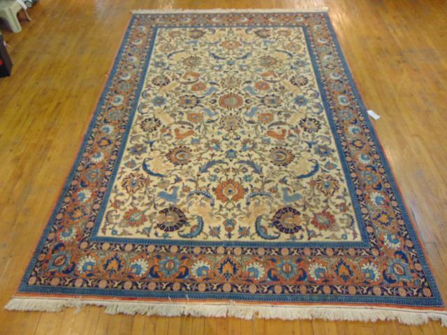 Vintage Estate Semi-Antique Handmade Varamin Rug (1 of 6)