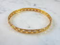 Women's Vintage Estate 21K Yellow Gold Bangle Bracelet