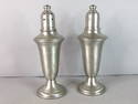 Vintage Estate Empire Pewter Weighted Salt & Pepper Shakers