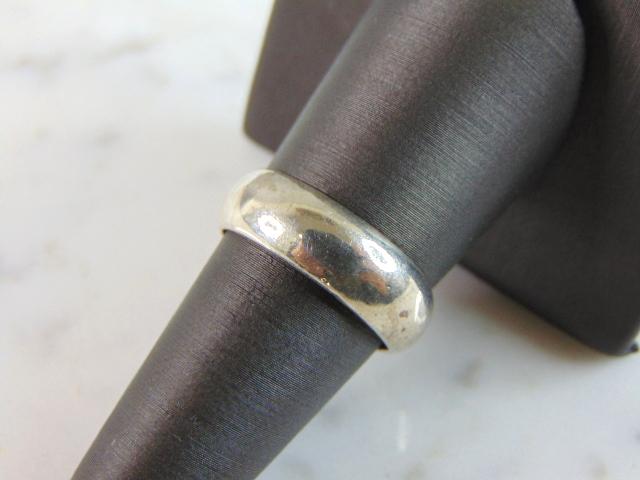 Mens Vintage Estate Sterling Silver Wedding Band Ring (1 of 3)