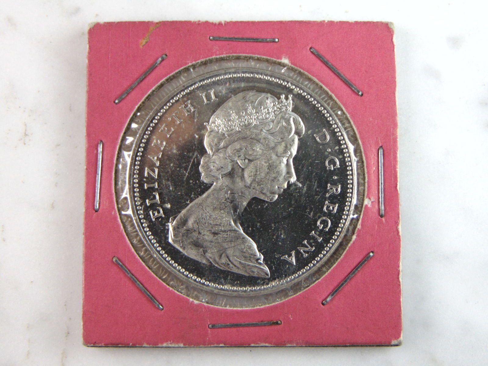 1966 Canadian Dollar Silver Coin (1 of 3)