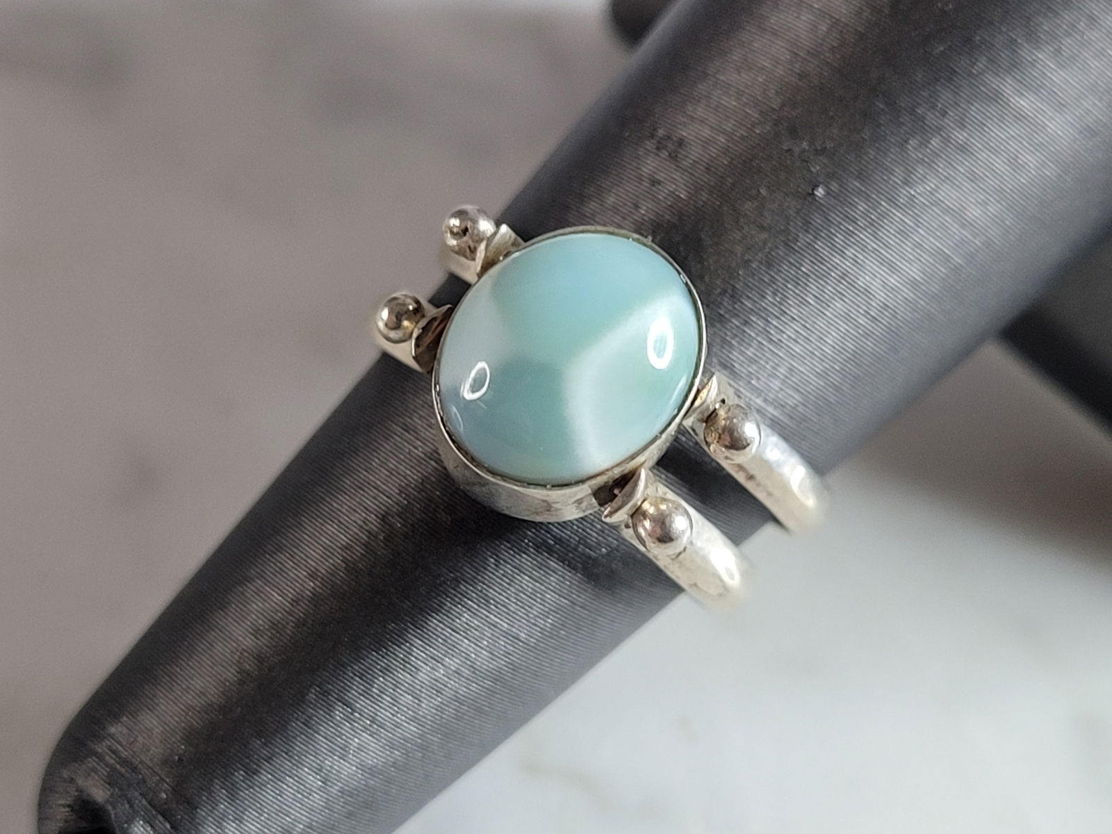 Womens Vintage Estate Sterling Silver Multi-Stone Flip Ring (1 of 7)