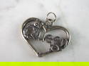Womens Vintage Estate Sterling Silver Queen Pendant