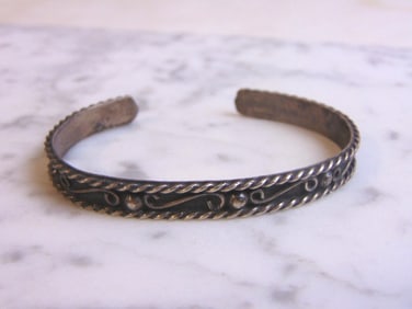 Estate Sterling Silver Cuff Bracelet