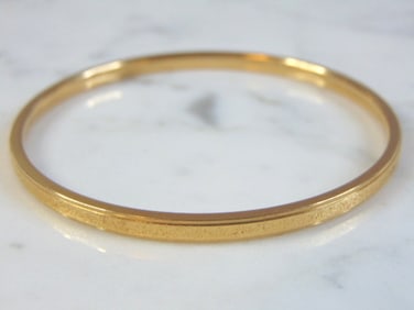 Womens Vintage Estate 18K Yellow Gold Bracelet