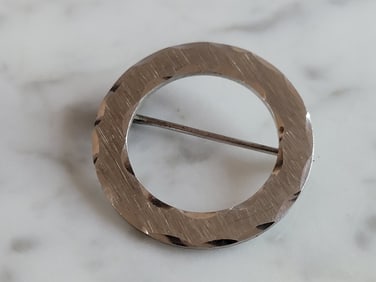 Womens Vintage Estate Sterling Silver Brooch