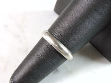 Womens Vintage Estate Sterling Silver Modernist Ring