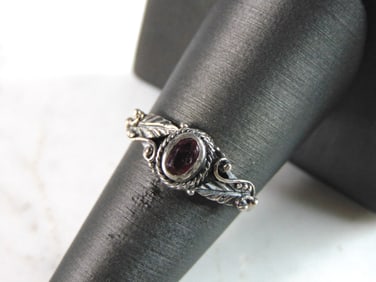 Womens Vintage Estate Sterling Silver Modernist Ring