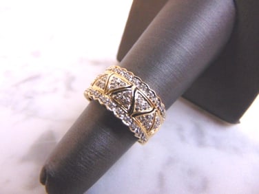 Women's 14K Yellow Gold Diamond Ring