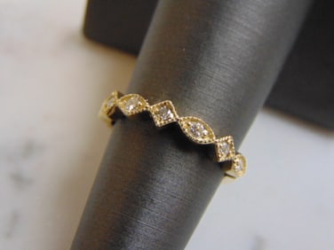 Women's 14K Yellow Gold Diamond Ring