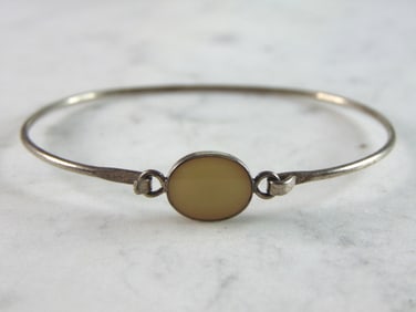 Womens Vintage Estate Sterling Silver Cuff Bracelet